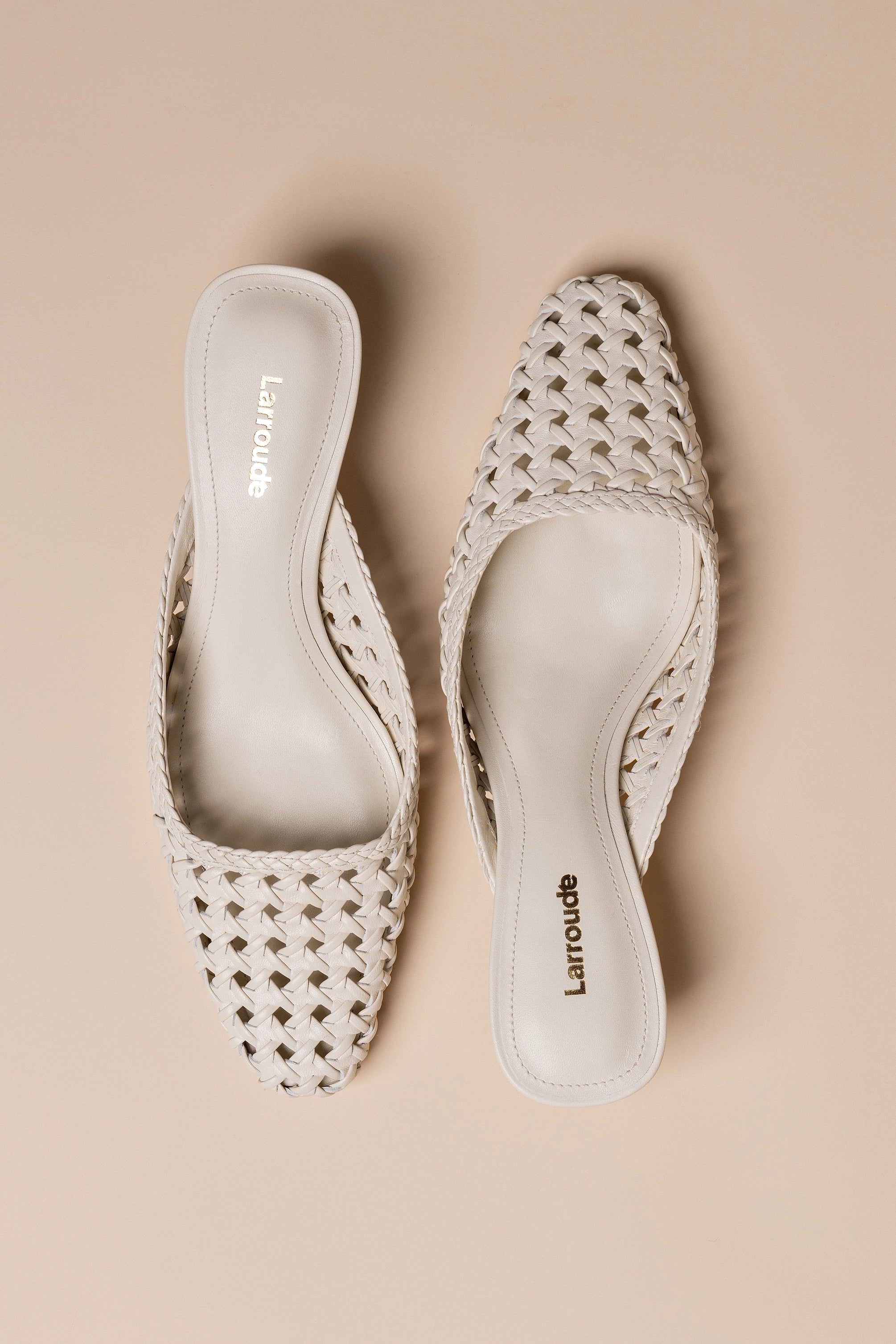 Amal Macrame Mule Shoes in Ivory Leather - Bohemian Style Summer Sandals for Women | Perfect for Beach, Vacation and Casual Outfits