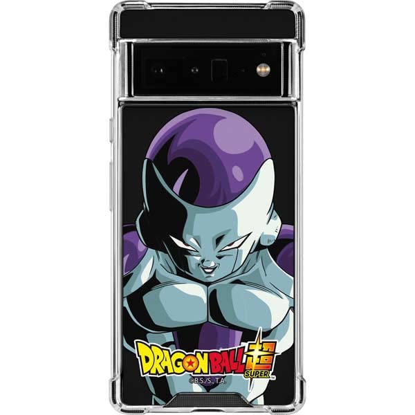 Google Pixel 6 Pro Clear Case - Official Dragon Ball Super Frieza Design for Anime Fans