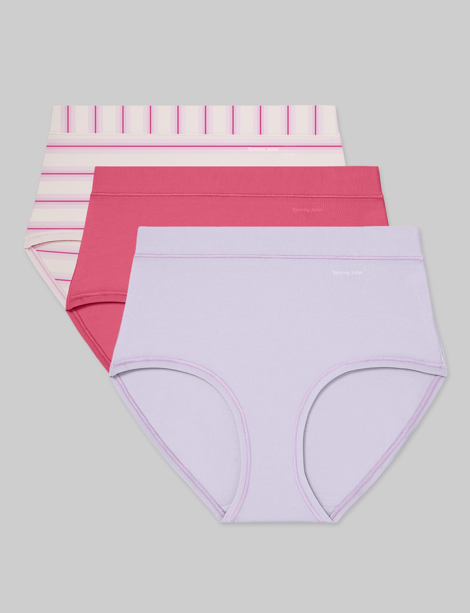 Women's Breathable Cotton High Rise Brief Underwear (3 Pack) - Soft & Comfortable for Everyday Wear, Workout & Sleep