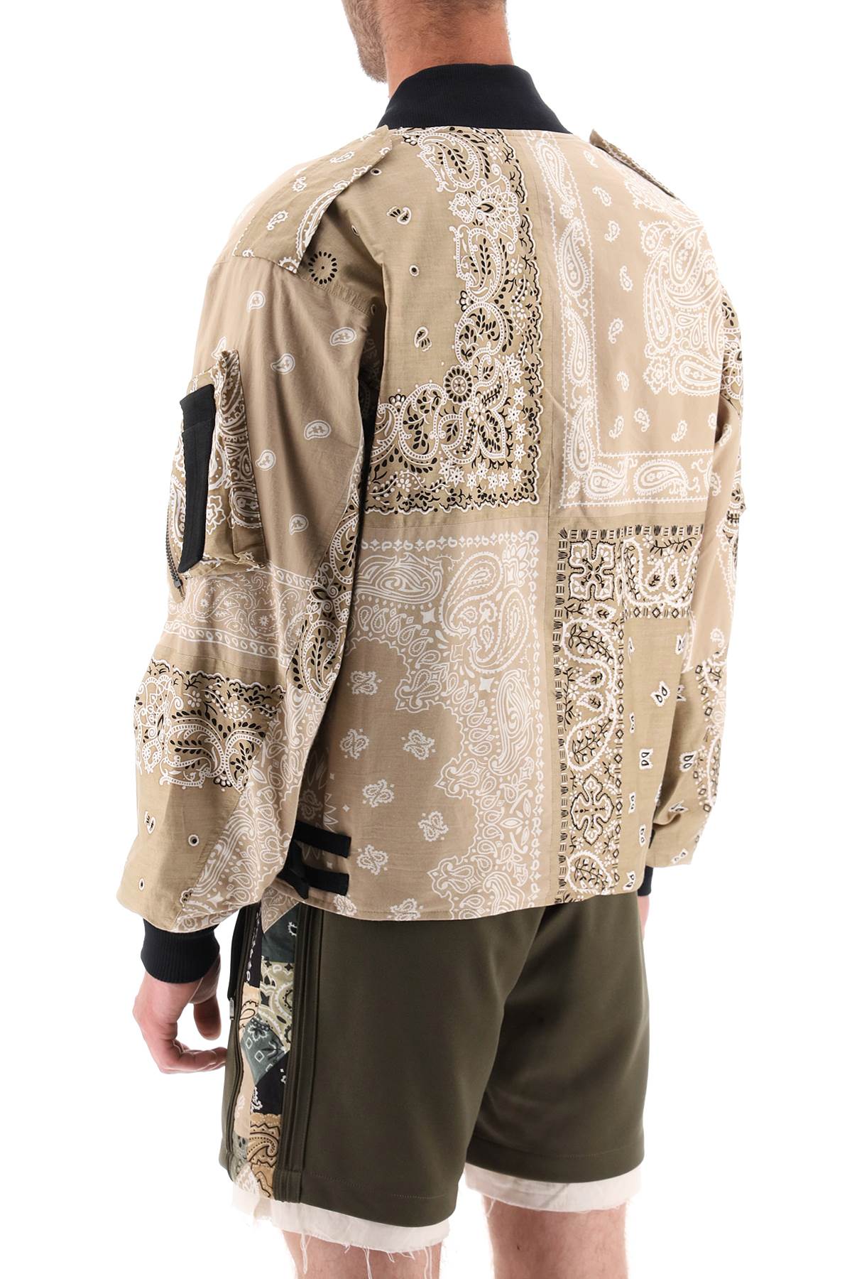 Children of the Discordance Bandana Print Bomber Jacket - Stylish Streetwear for Urban Fashion & Casual Outfits