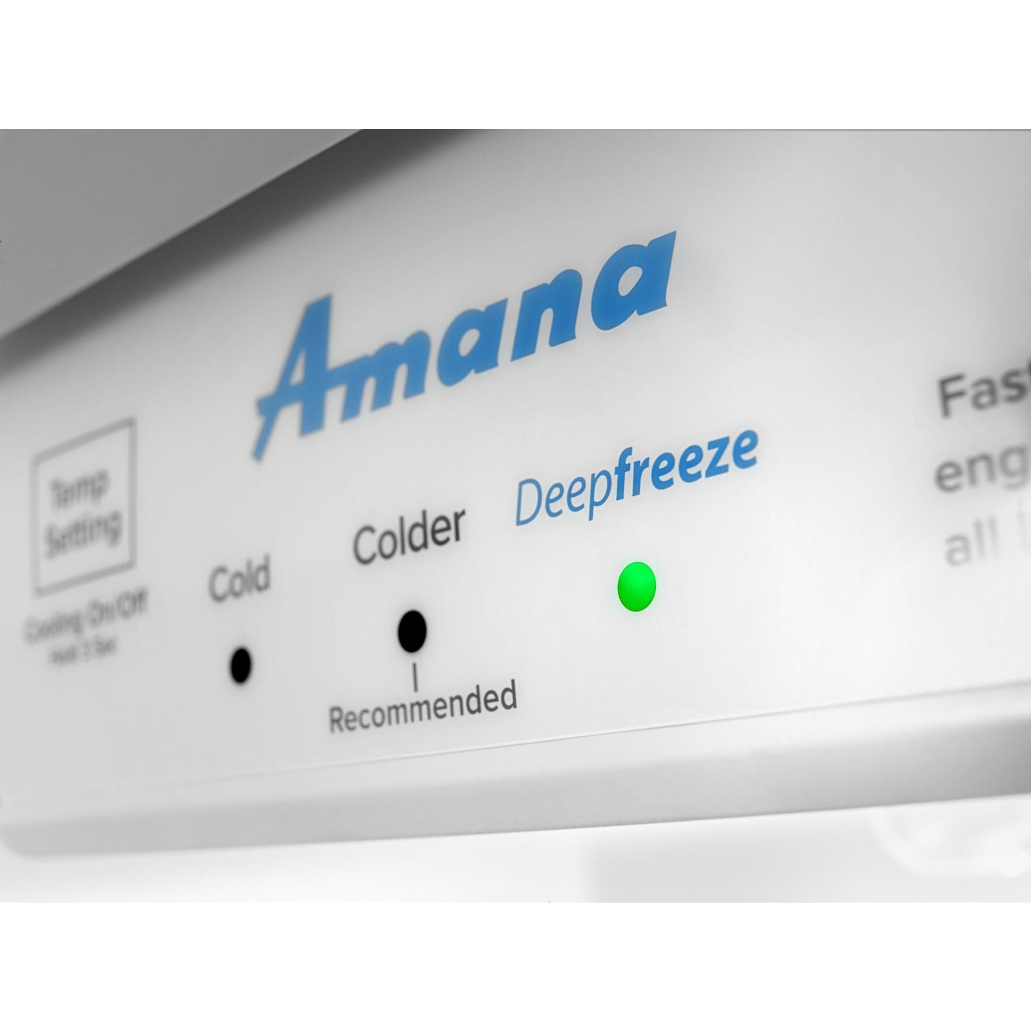 Amana AZF33X20DW 33 Inch Upright Freezer in White - Energy Efficient Deep Freezer for Home, Garage, or Restaurant Use