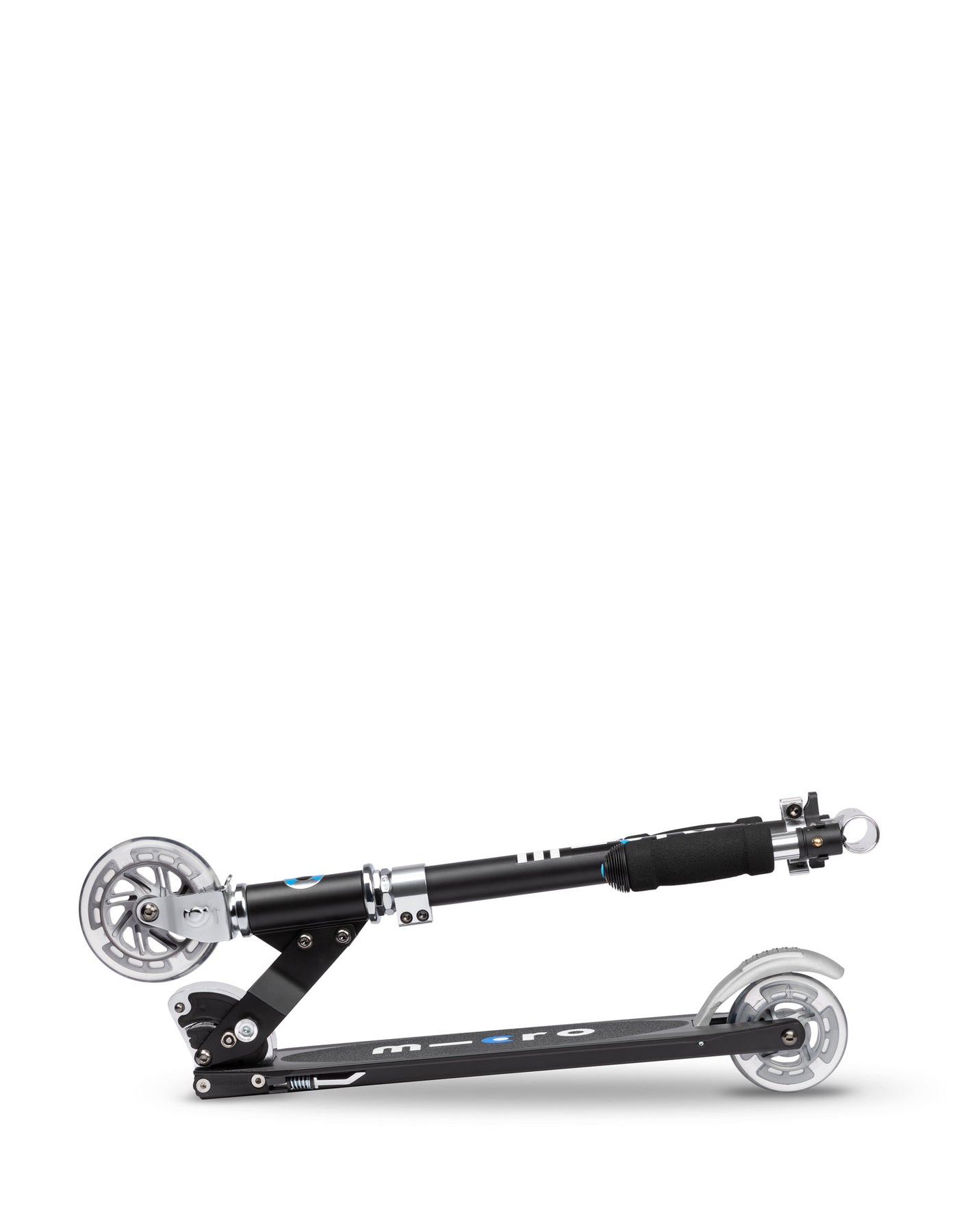 Micro Sprite Kids Scooter - Lightweight Aluminum Kick Scooter for Boys & Girls Ages 5-12 | Foldable & Adjustable Height | Smooth Ride for Commuting, Park Fun & Neighborhood Adventures (Black)
