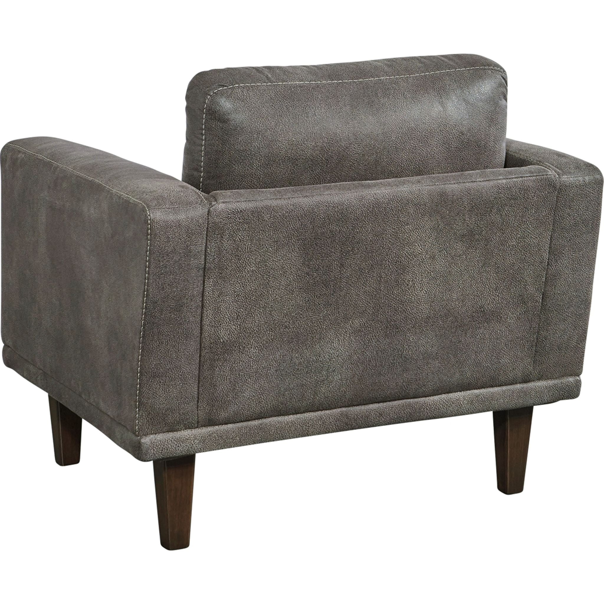 Arroyo Chair in Smoke Gray - Modern Accent Chair for Living Room, Bedroom, or Office - Perfect for Relaxing, Reading, and Home Decor
