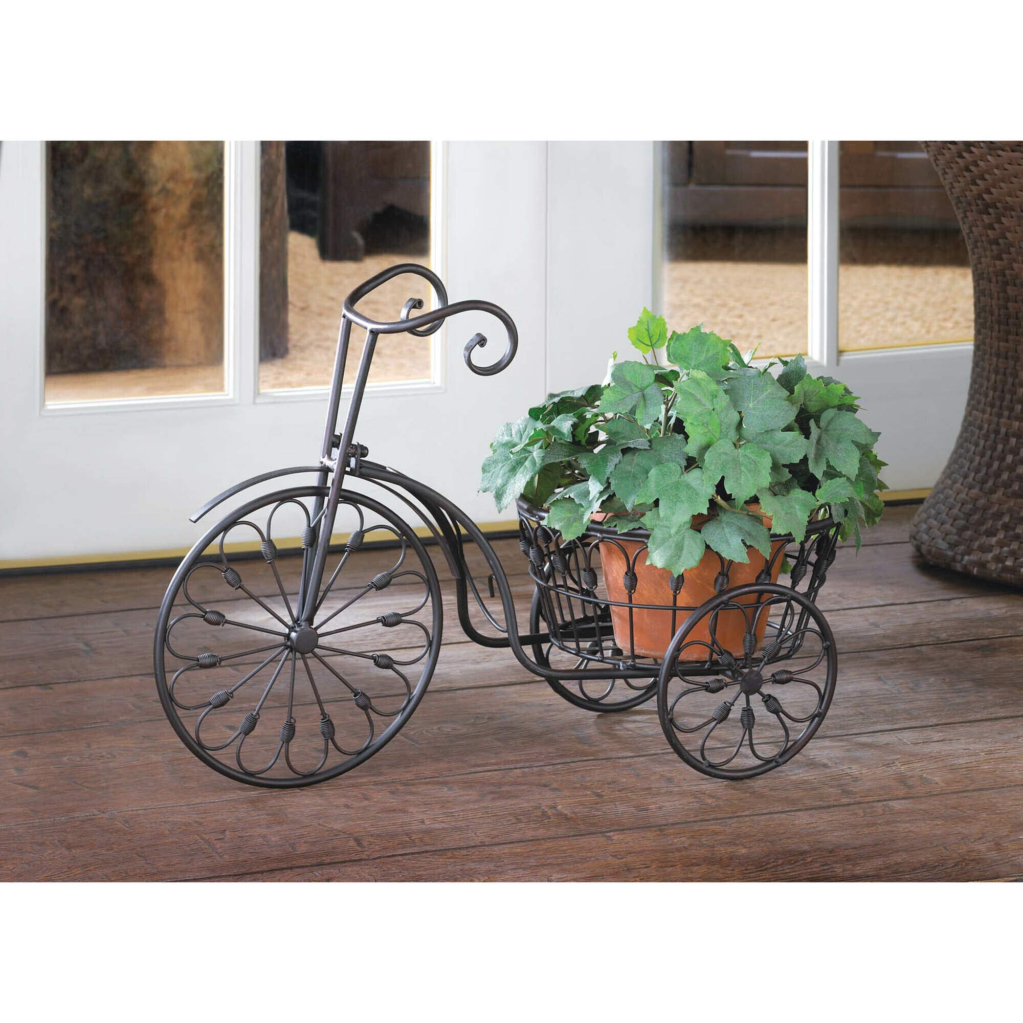 Stylish Bicycle Plant Stand for Indoor & Outdoor Decor - Perfect for Home, Garden, Balcony, and Patio