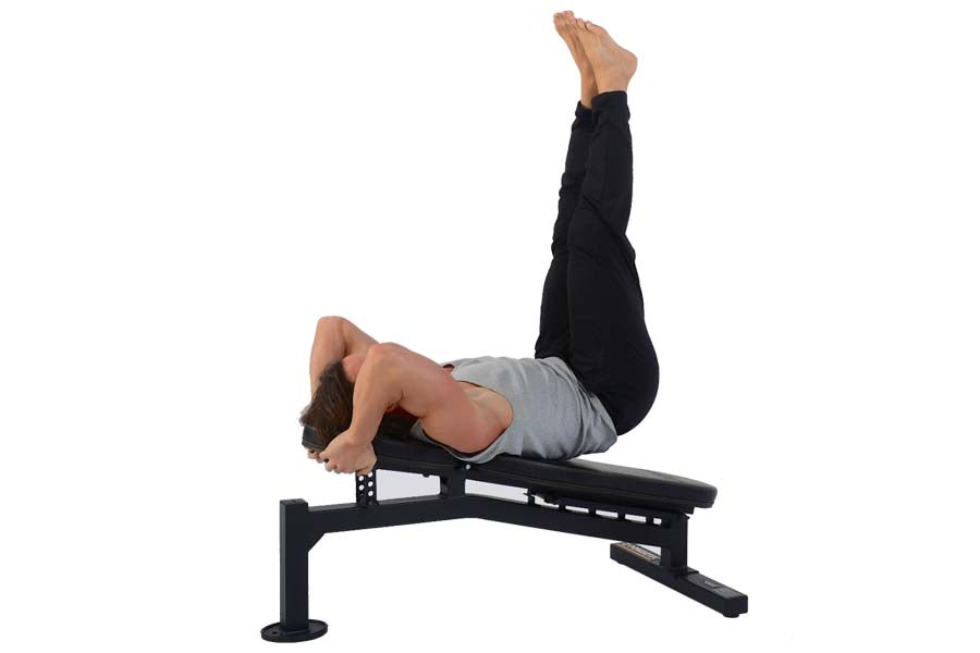 Powertec Streamline Utility Bench - Heavy Duty Adjustable Weight Bench for Home Gym Workouts - Perfect for Strength Training, Cardio & Full Body Exercises
