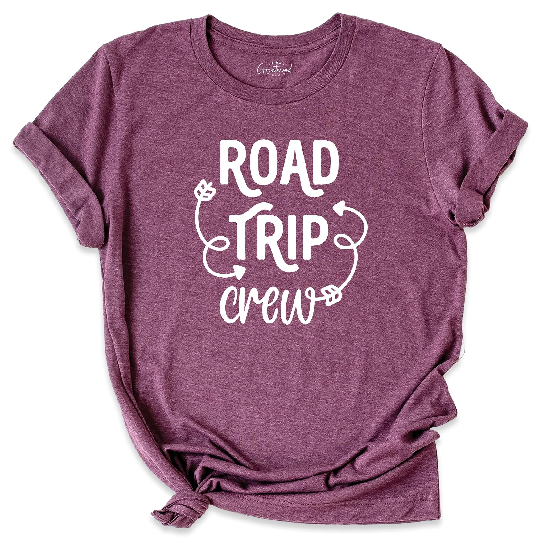 Road Trip Crew Shirt - Comfortable Travel T-Shirt for Girls Trip & Bachelorette Parties | Birthday Vacation Apparel, Hiking & Adventure Outfit | Perfect for Road Trips, Girls Getaways & Outdoor Activities