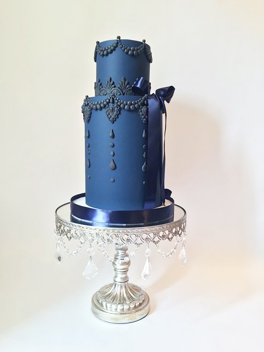Luxury Chandelier Round Cake Stand Set of 3 - Elegant Dessert Display for Weddings, Parties & Home Decor