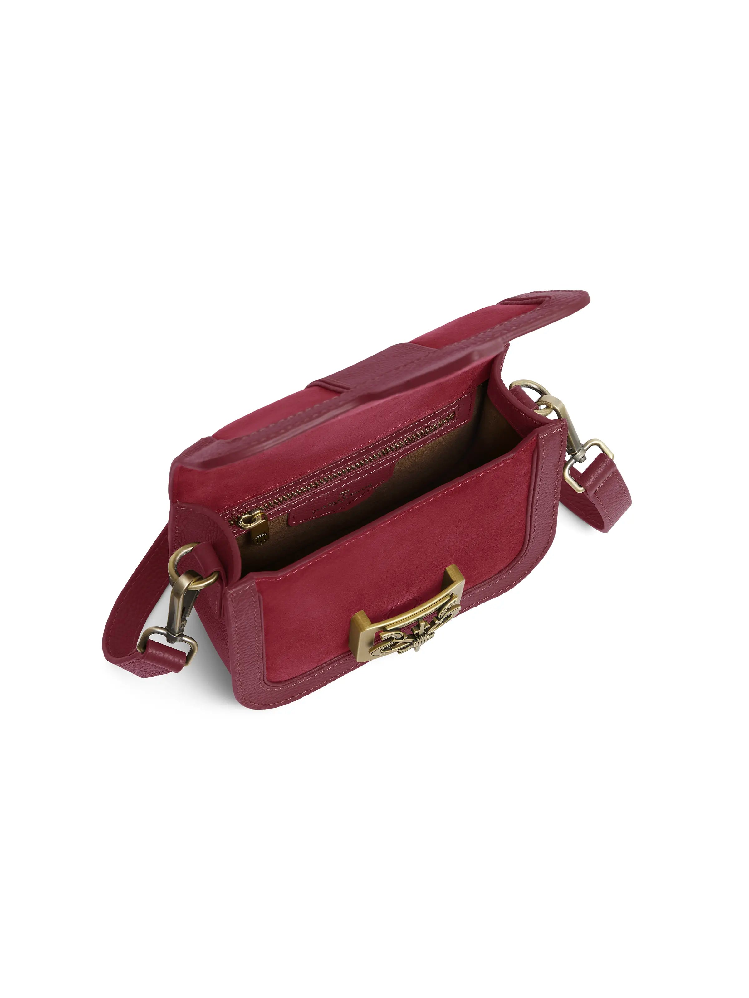 Clarence Handbag - Ruby Suede Crossbody Purse for Women | Fashionable & Durable | Perfect for Work, Travel & Evening Events