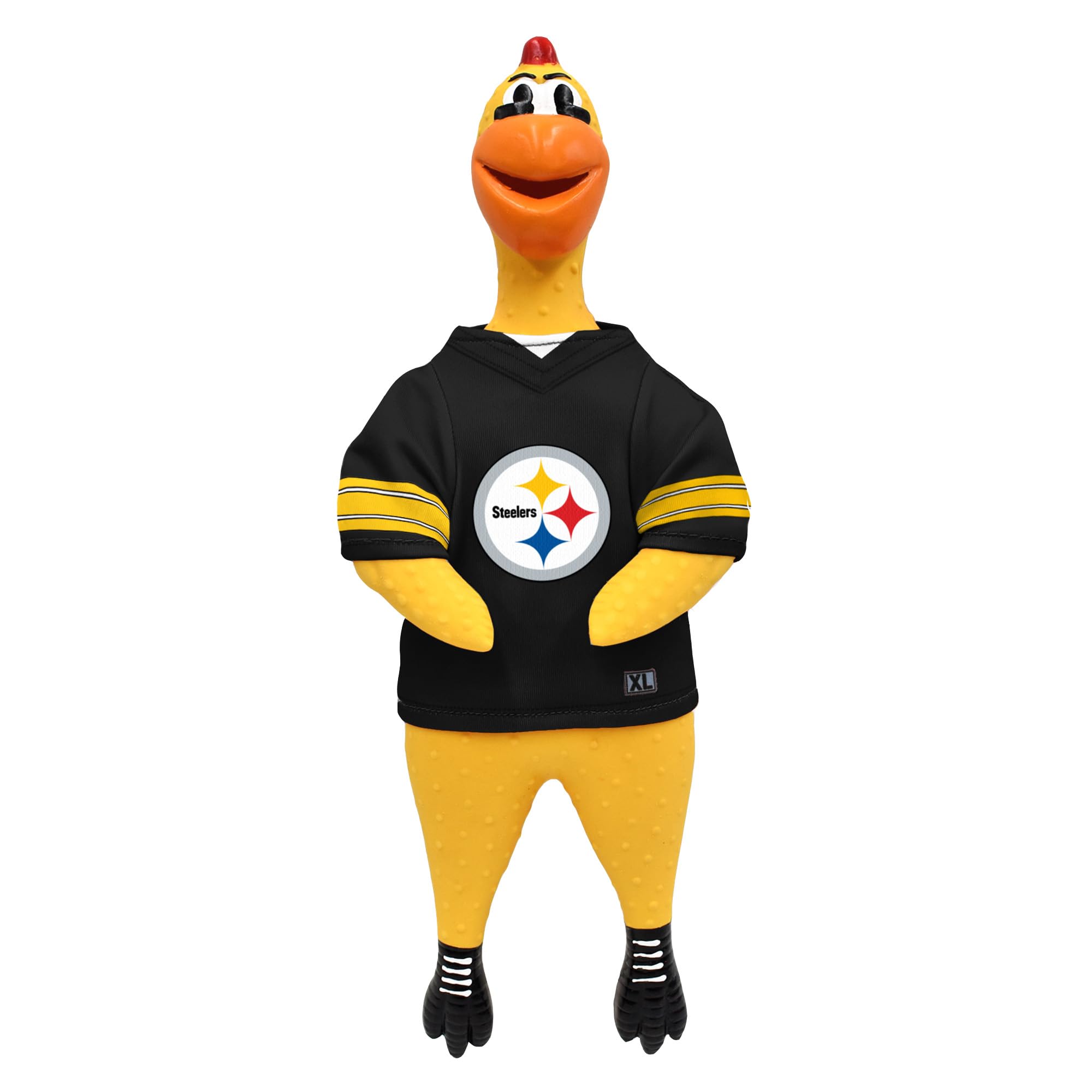 Official NFL Team Rubber Chicken Toy - Fun Novelty Gift for Football Fans, Game Day Party Favors, Sports Themed Decorations