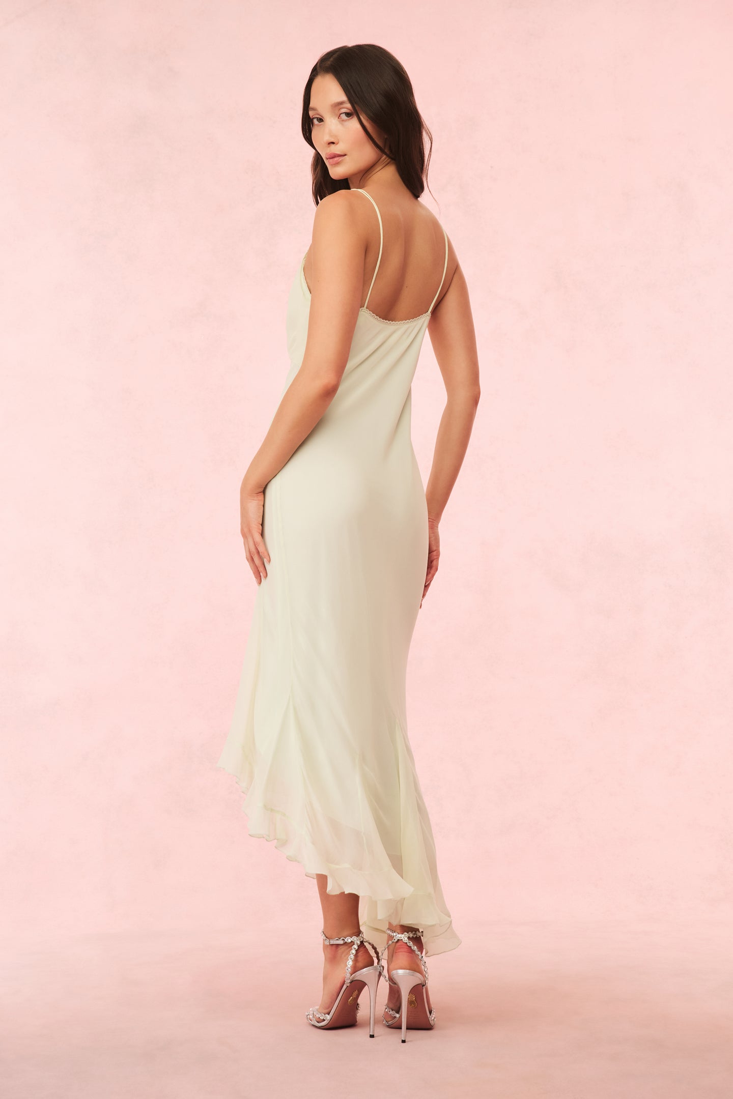 Elegant Chesley Chiffon Slip Dress for Women - Sexy Summer Evening Gown - Perfect for Date Night, Wedding Guest & Special Occasions