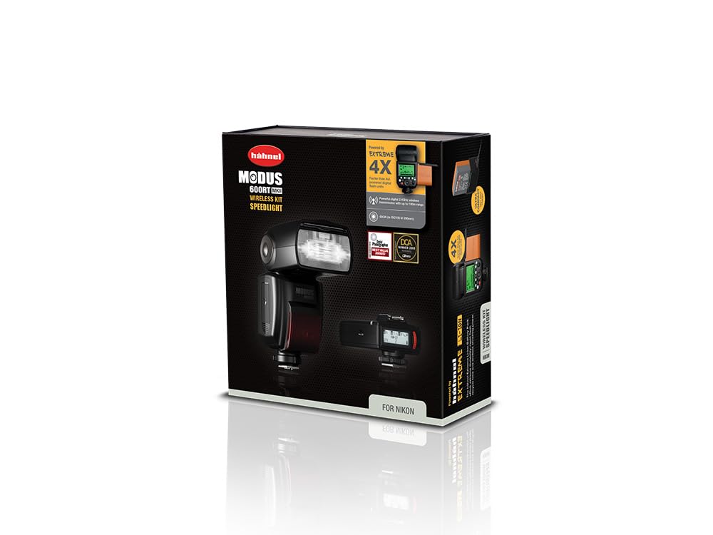 Hähnel MODUS 600RT MK II Wireless Flash Kit for Sony Cameras - TTL, Manual & Multi Modes - 2.4GHz Transmitter & Receiver - Quick-lock Hot Shoe - Perfect for Studio Photography, Wedding Shoots & Outdoor Portraits