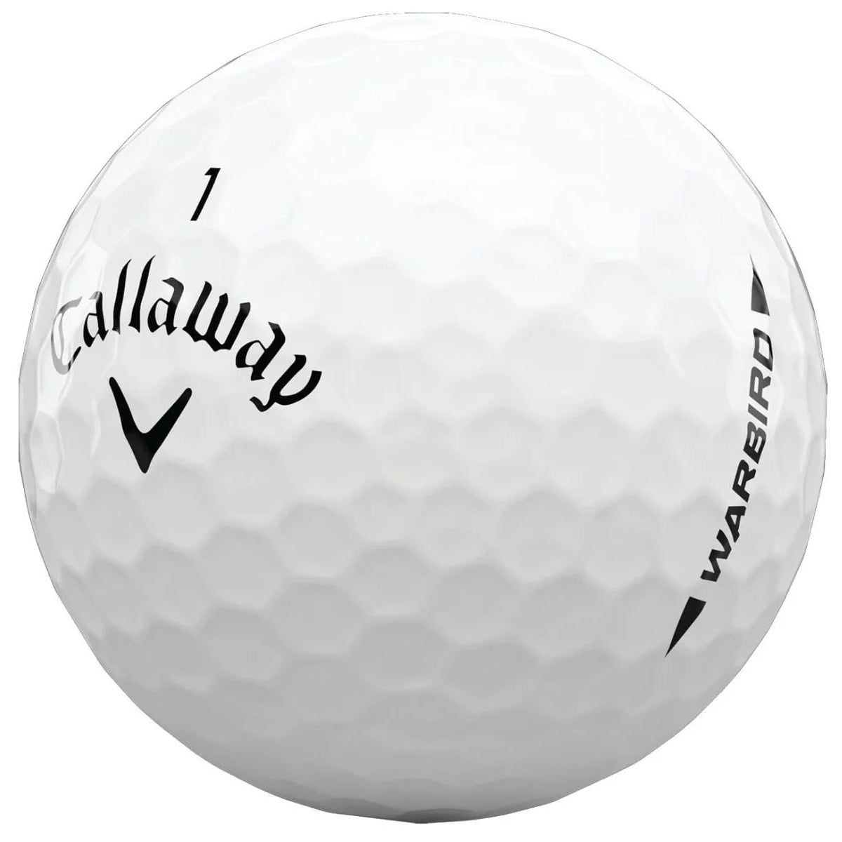 Callaway Warbird White Golf Balls - 15 Pack | High Visibility Golf Balls for Distance & Control | Perfect for Practice, Tournaments & Casual Play