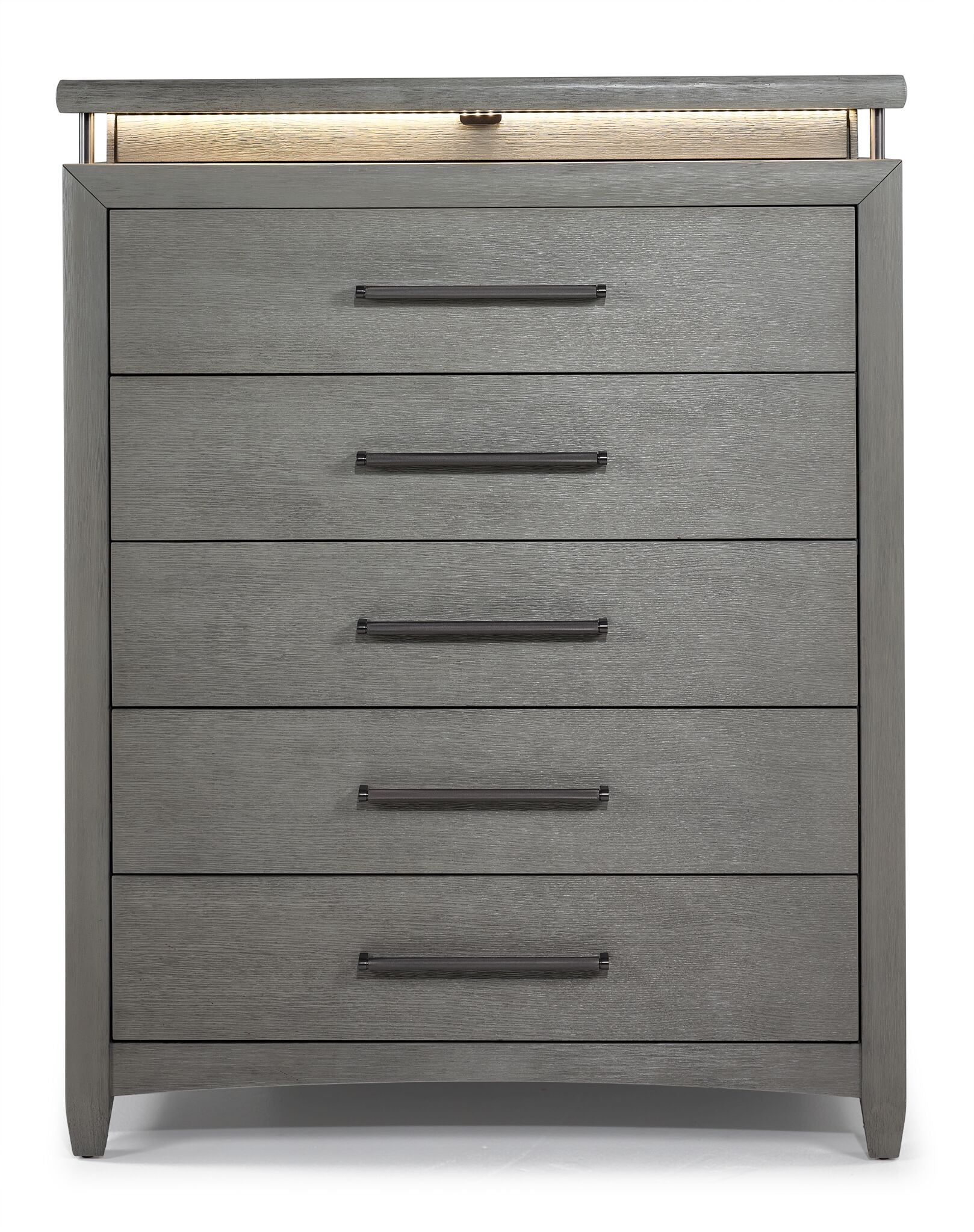 Stylish Grey Chelsea 5-Drawer Chest - Perfect for Bedroom Storage & Organization | Durable Dresser for Home Decor