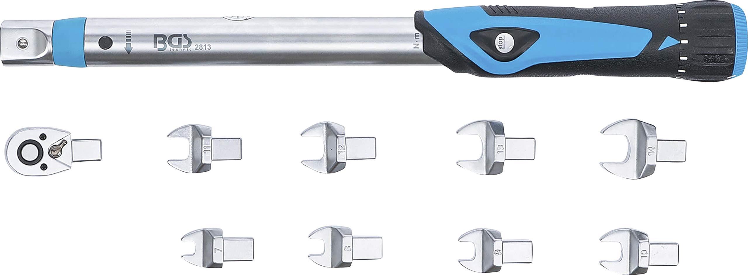 BGS Technic 2813 Torque Wrench Set - 3/8
