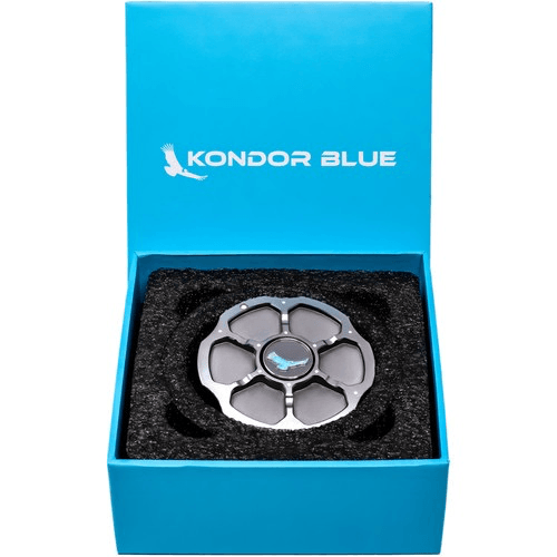 Kondor Blue Aluminum Body Cap for Micro Four Thirds Cameras - Durable Space Gray Lens Cover - Perfect for Sony, Panasonic, Olympus & Blackmagic MFT Cameras - Ideal for Travel & Camera Protection