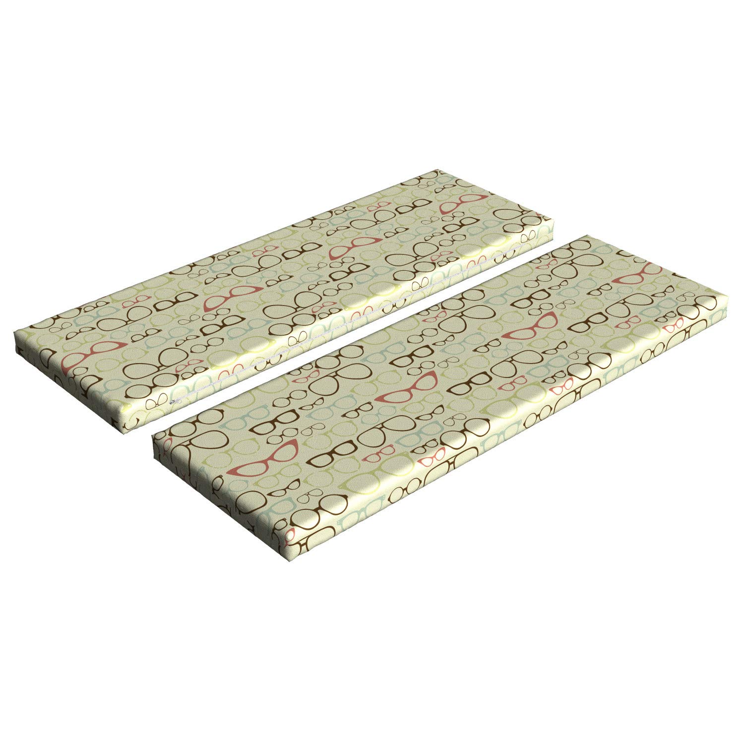 Ambesonne 2-Pack Sunglasses Bench Cushion Set - 45
