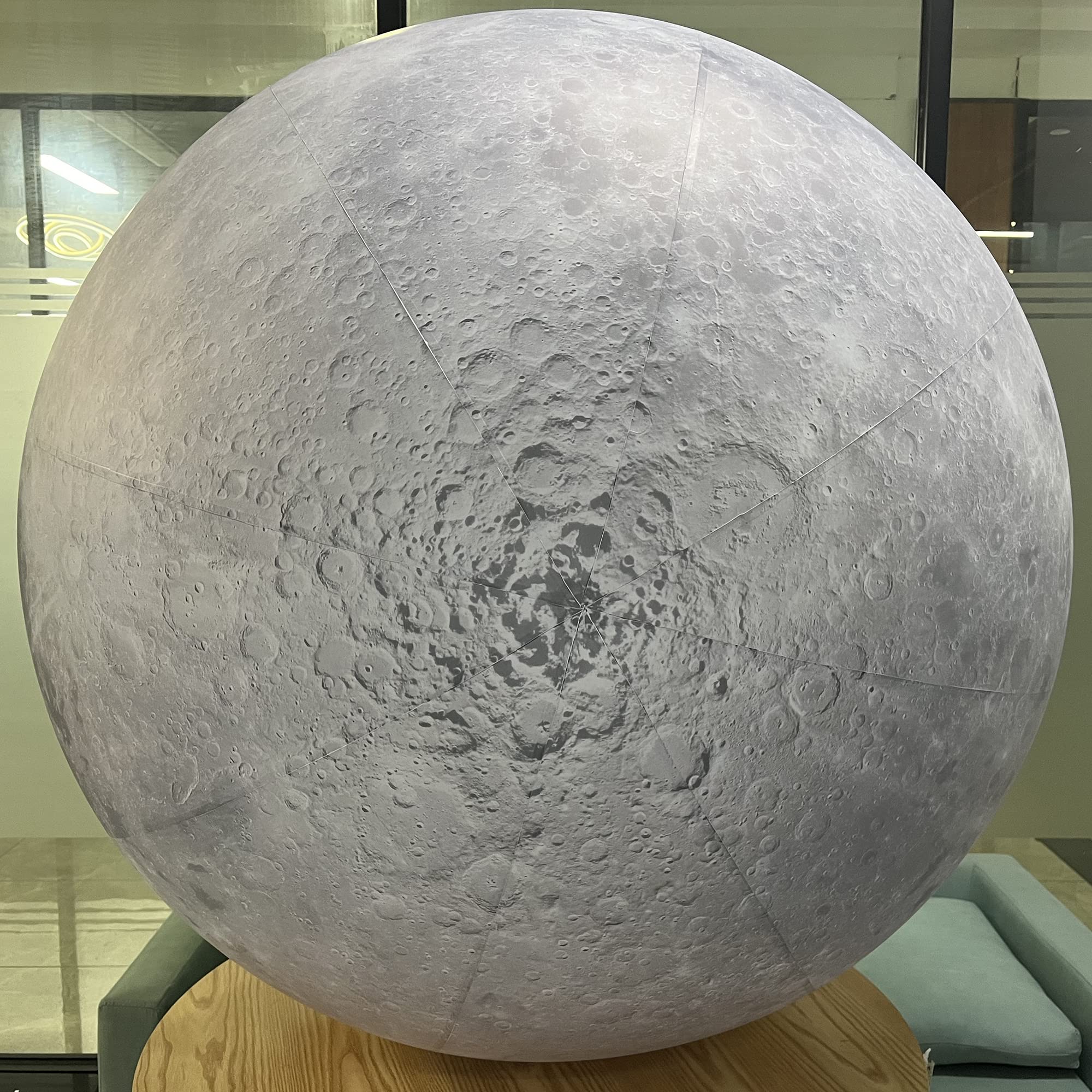 Sayok 40-Inch Large Inflatable Solar System Planets - 0.25mm PVC Moon & Planet Balloons for Classroom, Science Museum & Planetarium Decor | Astronomy Education, Space Themed Party & Kids Learning Activities