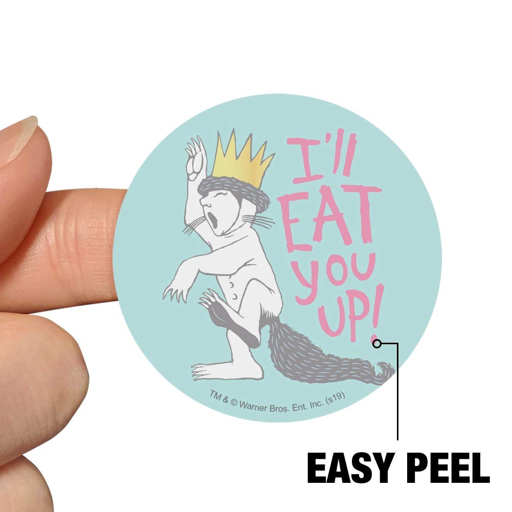 Where The Wild Things Are Eat You Up - Planner Calendar Stickers for Scrapbooking, Bullet Journal & Crafting - Perfect for DIY Projects, Gift Wrapping & School Supplies