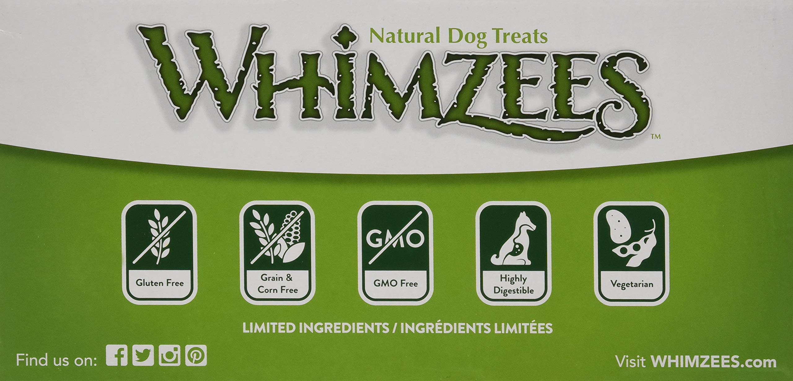 PARAGON 154101 Whimzees Natural Dental Chews for Dogs - 150-Count Small Toothbrush Star Dog Treats for Teeth Cleaning & Fresh Breath | Perfect for Small Breed Puppies & Adult Dogs