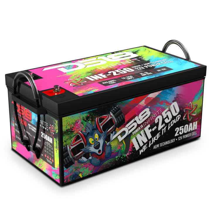 7500W 250AH AGM Deep Cycle Battery - High Power Solar, RV, Marine & Off-Grid Energy Storage - Reliable Backup Power for Home, Camping & Emergency Use