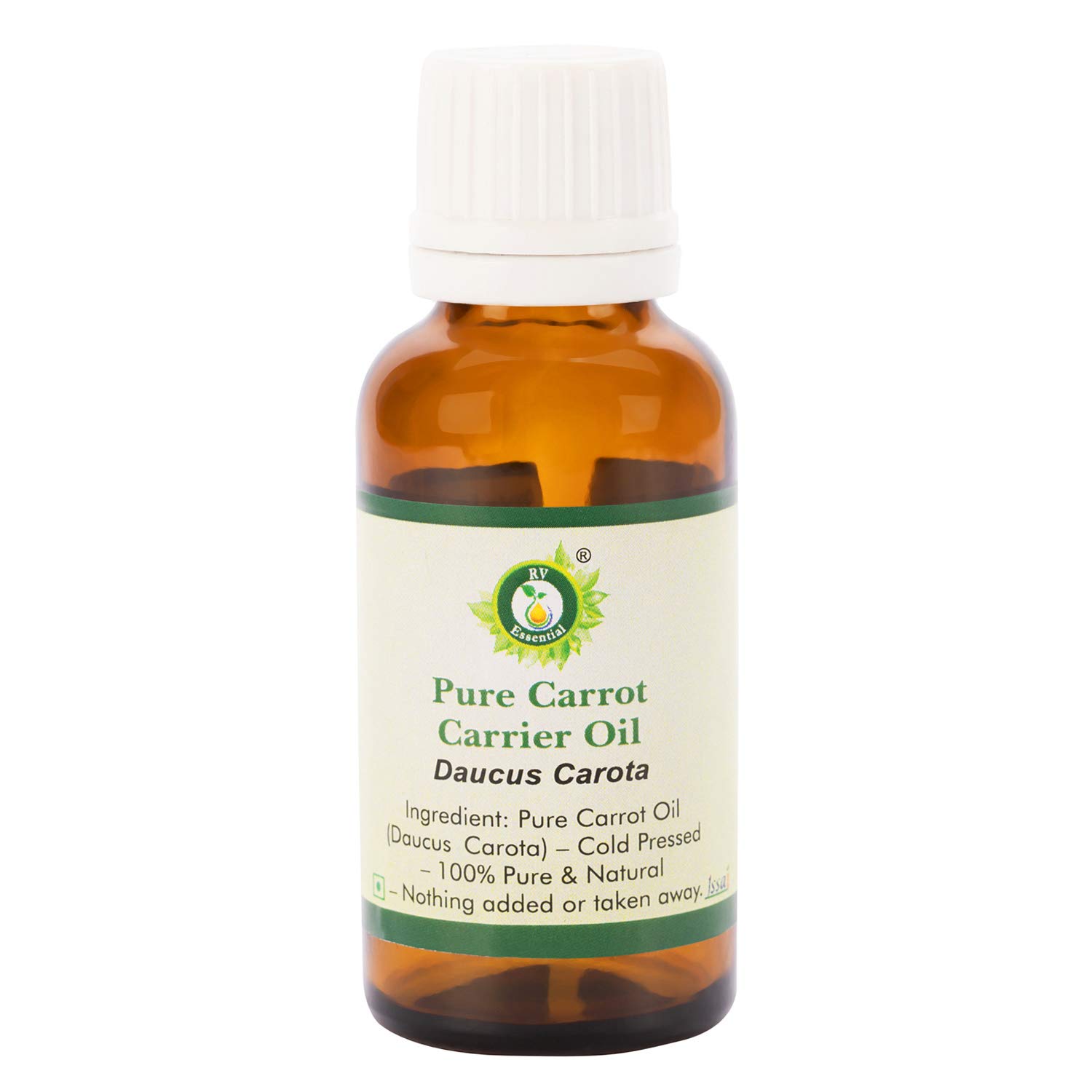 100% Pure & Natural Cold Pressed Carrot Seed Carrier Oil (30ml) - Daucus Carota for Skin Care, Aromatherapy & Hair Growth