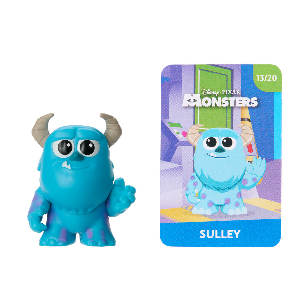 Disney Pixar Monsters Inc Sulley Mini Figure Toy - Collectible Figurine for Kids & Adults - Perfect for Display, Gifts, and Movie-Themed Parties