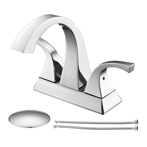 Chrome Polished Centerset Faucet