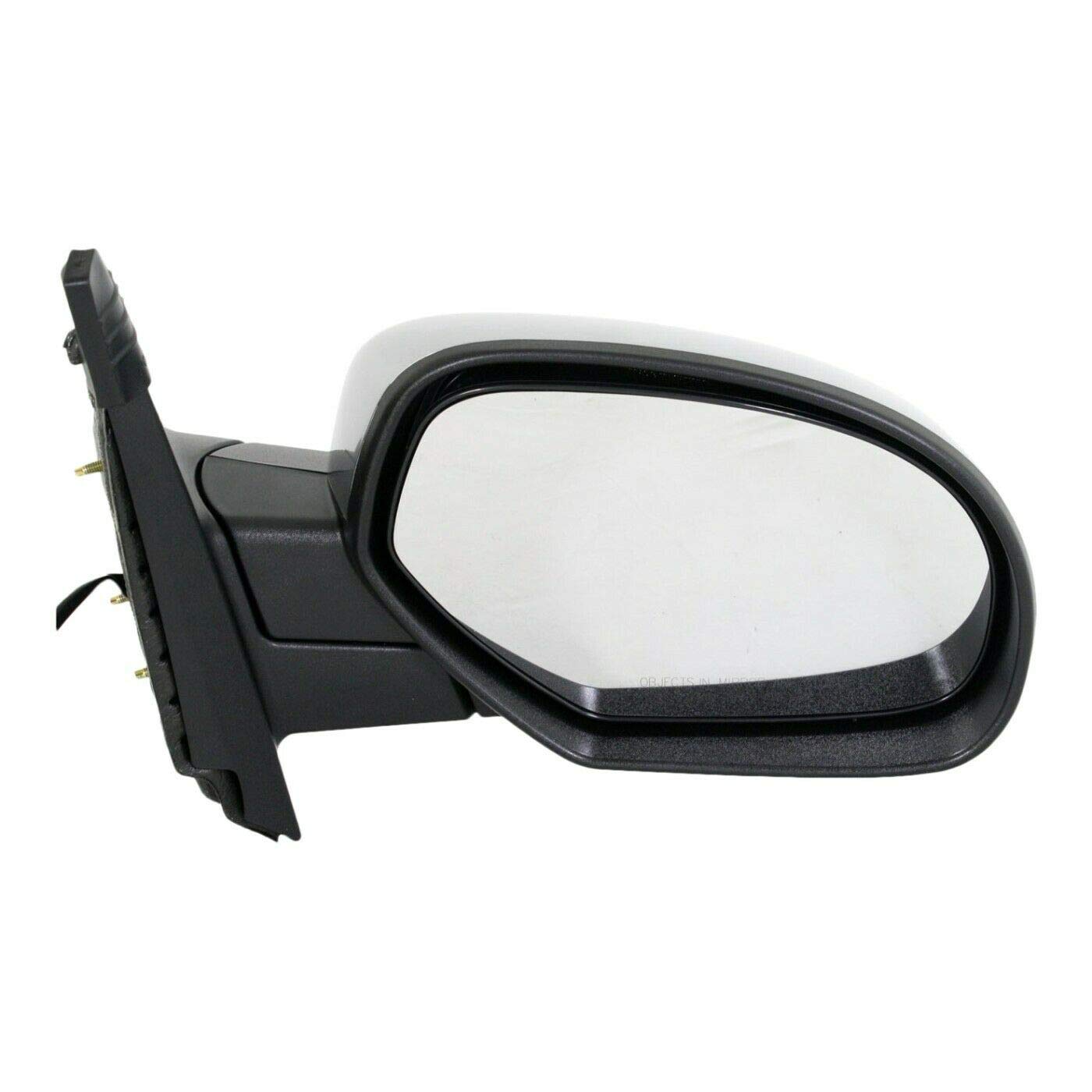 2007-2014 Chevy Suburban Tahoe Yukon Power Side Mirror - Right Passenger Chrome Replacement for Enhanced Visibility & Safety - Perfect for Off-Roading, Towing & Daily Driving