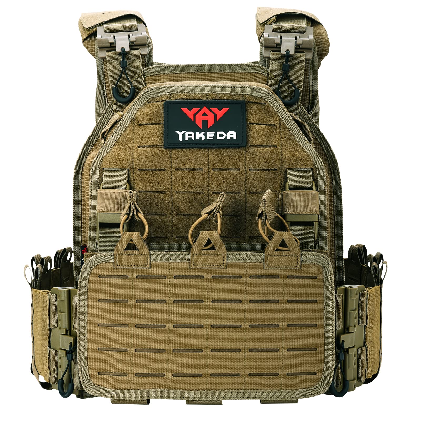 YAKEDA 45L Military Tactical Backpack for Men - Durable Waterproof Hiking Camping Backpack for Outdoor Travel, Hunting & Work