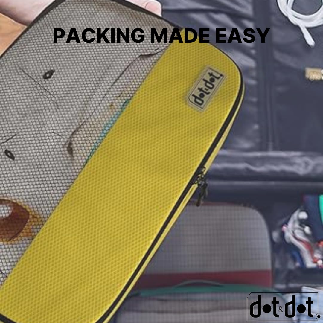 5-Piece Small Packing Cubes Set for Suitcases & Carry-On Luggage - Travel Organizer Bags for Efficient Packing - Perfect for Business Trips, Vacations & Weekend Getaways