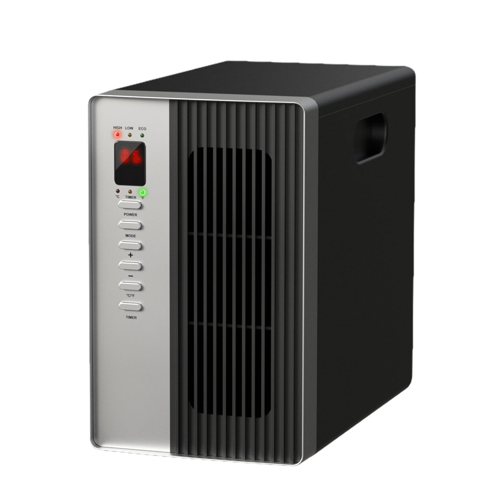 1500W Electric Infrared Quartz Space Heater with Thermostat, LED Display & Remote Control - Perfect for Home, Office & Indoor Heating