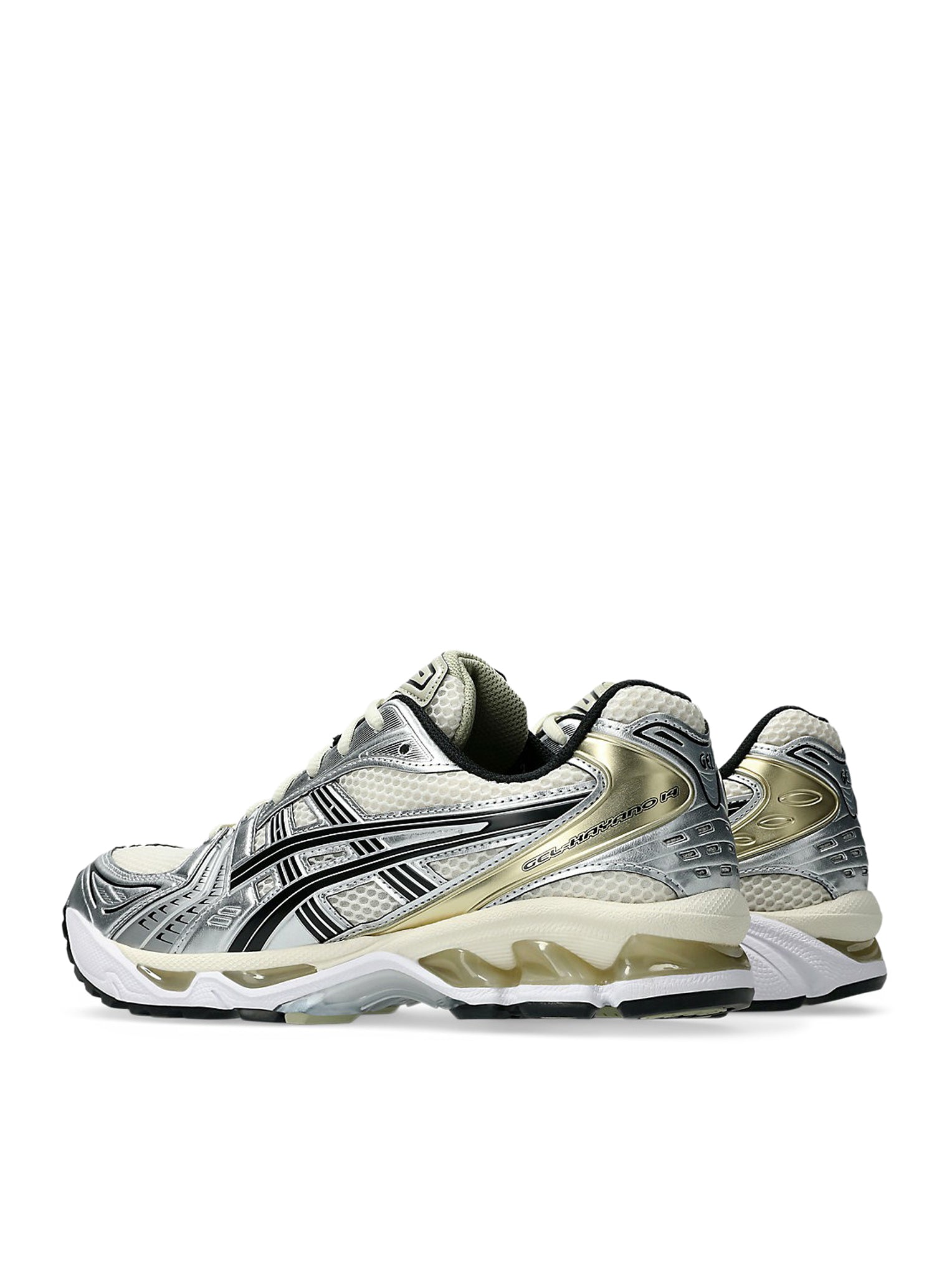 ASICS GEL-Kayano 14 Running Shoes - Nude Neutrals (1203A537-200) | Birch Pure Silver | Lightweight Cushioning for Long-Distance Running & Gym Workouts