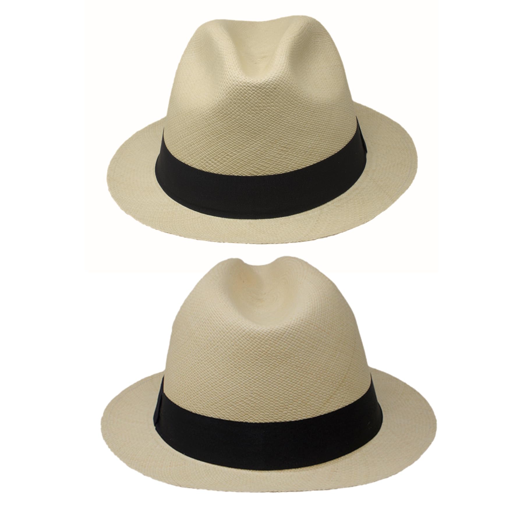 Gamboa Original Panama Hat for Men & Women - Borsalino Straw Summer Sun Hat with UV UPF50+ Protection - Perfect for Beach, Travel & Outdoor Activities