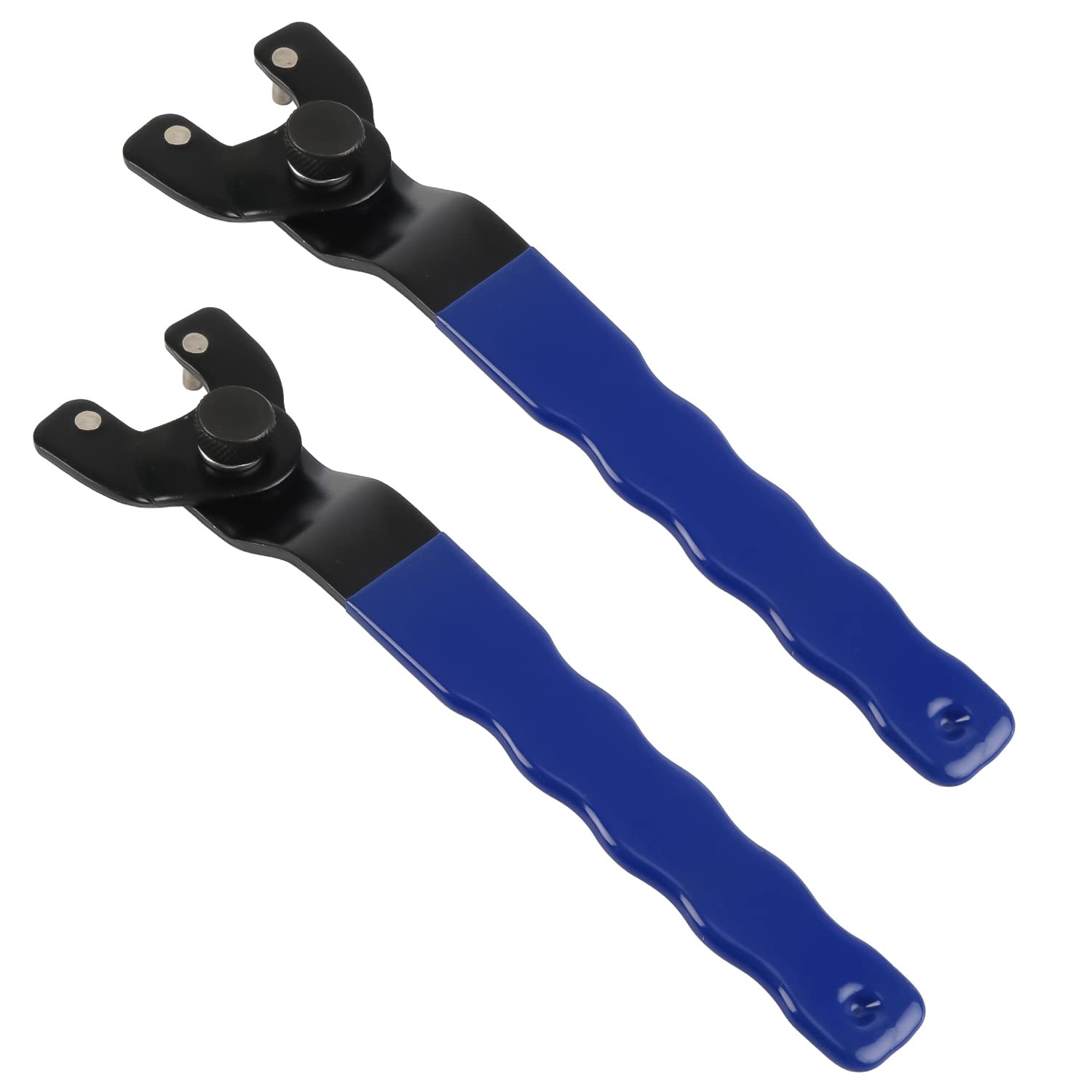 Upgraded SEWA20 Adjustable Lock-Nut Grinder Wrench - Compatible with Makita, Bosch & Milwaukee Angle Grinders (0.5-1.25 Inch Range) - 7.45