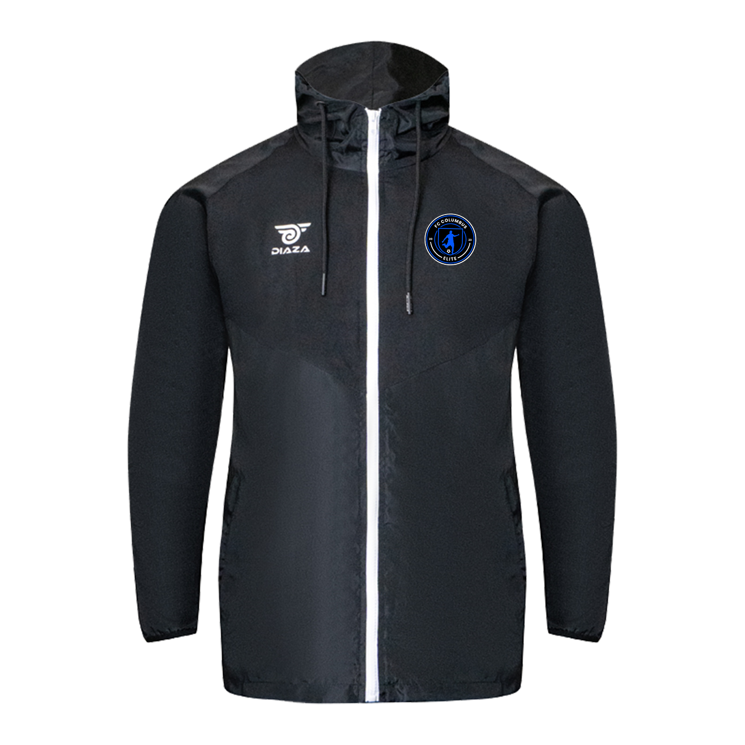 FC Columbus Noche WindRunner Jacket - Lightweight Waterproof Windbreaker for Men & Women - Perfect for Hiking, Running, and Outdoor Adventures
