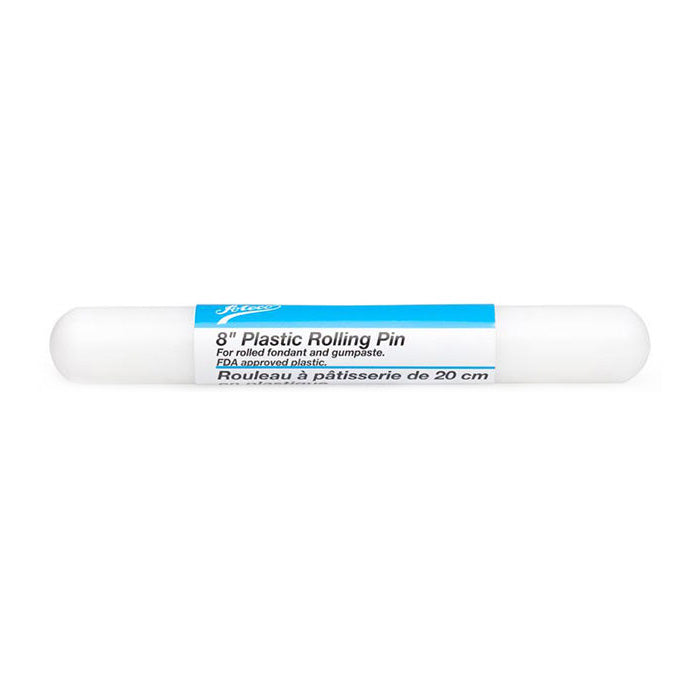 Ateco 7510 7.5-Inch Plastic Rolling Pin for Baking - Perfect for Cookies, Pastry Dough & Pie Crusts