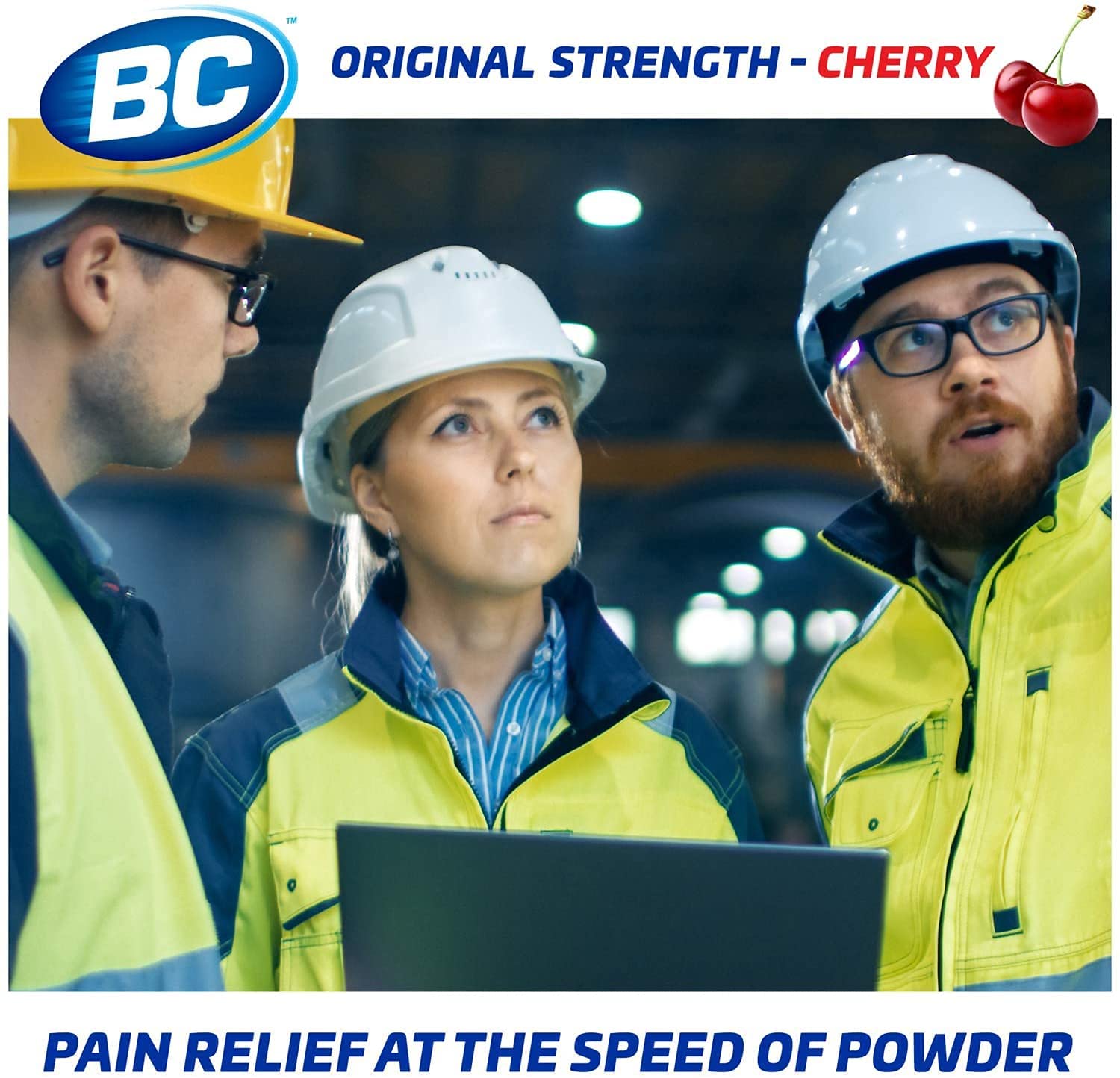 3 Pack BC Cherry Analgesic Pain Relief Powders - 24 Count Each | Fast-Acting Headache & Muscle Pain Relief for Home, Office & Travel