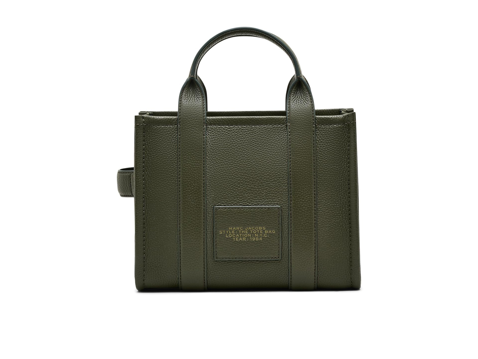 Marc Jacobs The Leather Small Tote Bag for Women - Genuine Leather Crossbody Purse & Shoulder Bag - Fashionable Handbag for Work, Travel & Everyday Use