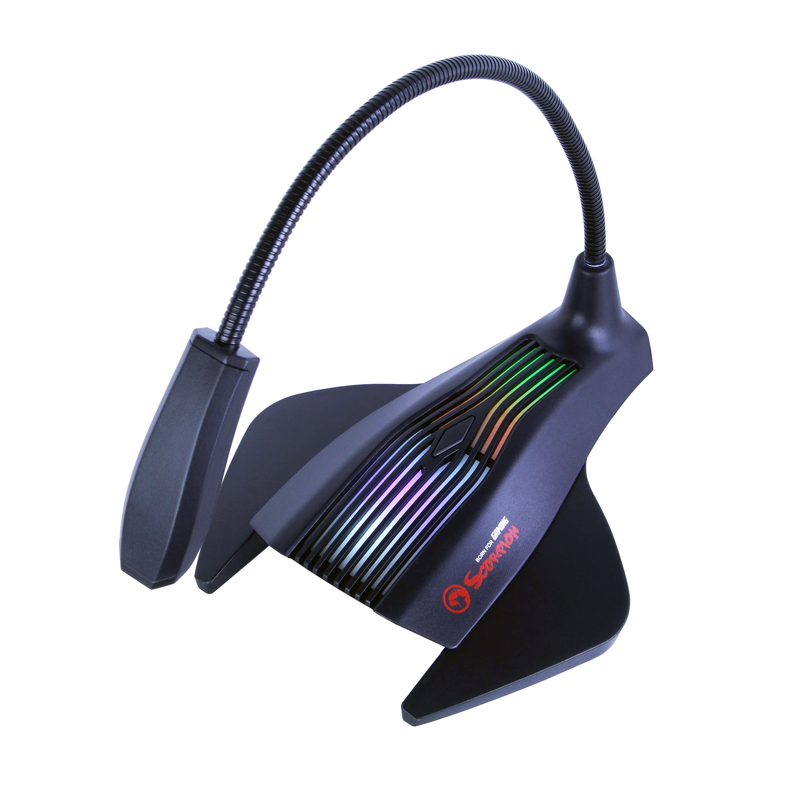 Scorpion MA-MIC01 Professional USB Microphone with High-Quality Speaker - Perfect for Podcasting, Streaming & Online Meetings