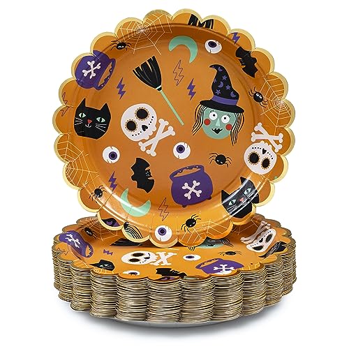 Orange, Witches, Skeletons, Cats, Bats