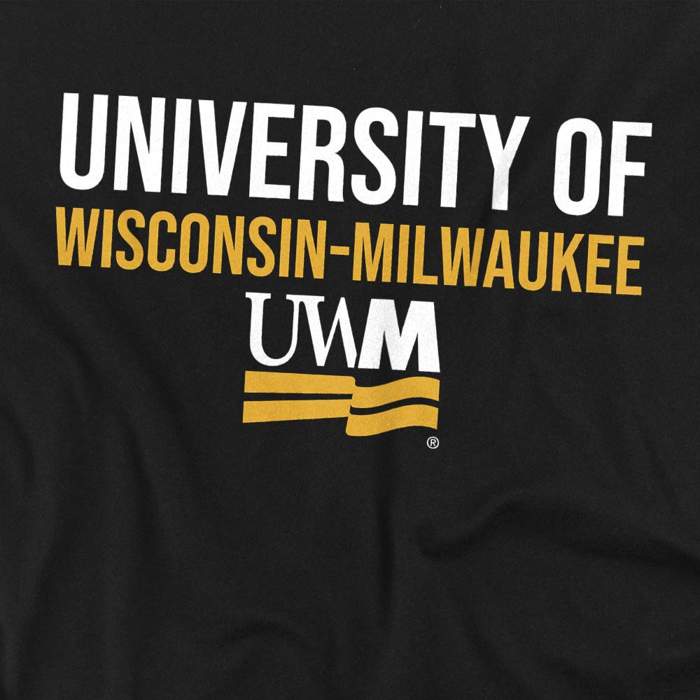 Official University of Wisconsin-Milwaukee Stacked Women's T-Shirt | Comfortable Cotton Tee for School Spirit & Campus Wear