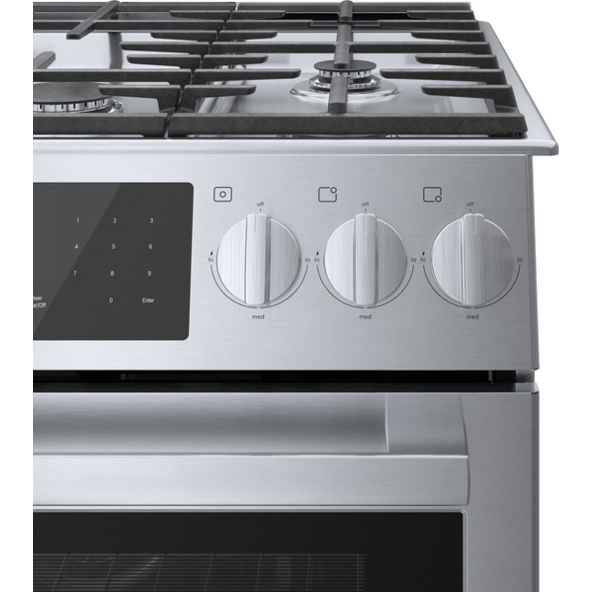 Bosch HGIP056UC 30 Inch Slide-In Gas Range - Stainless Steel, 5 Burners, Convection Oven - Perfect for Modern Kitchens & Home Cooking
