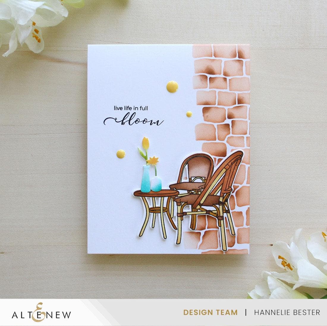 Build A Garden: Through the Tulips Add-On Die Set for Card Making & Scrapbooking - Perfect for DIY Greeting Cards, Home Decor, and Craft Projects