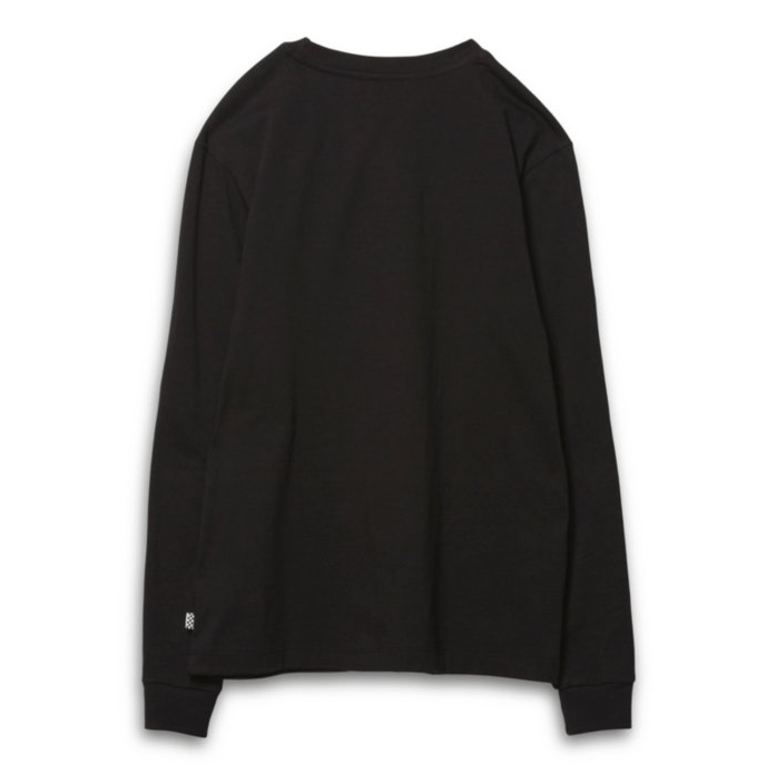 VANS Lizzie Armanto BFF Long Sleeve T-Shirt for Women - Black Cotton Crewneck Top for Skateboarding & Casual Wear