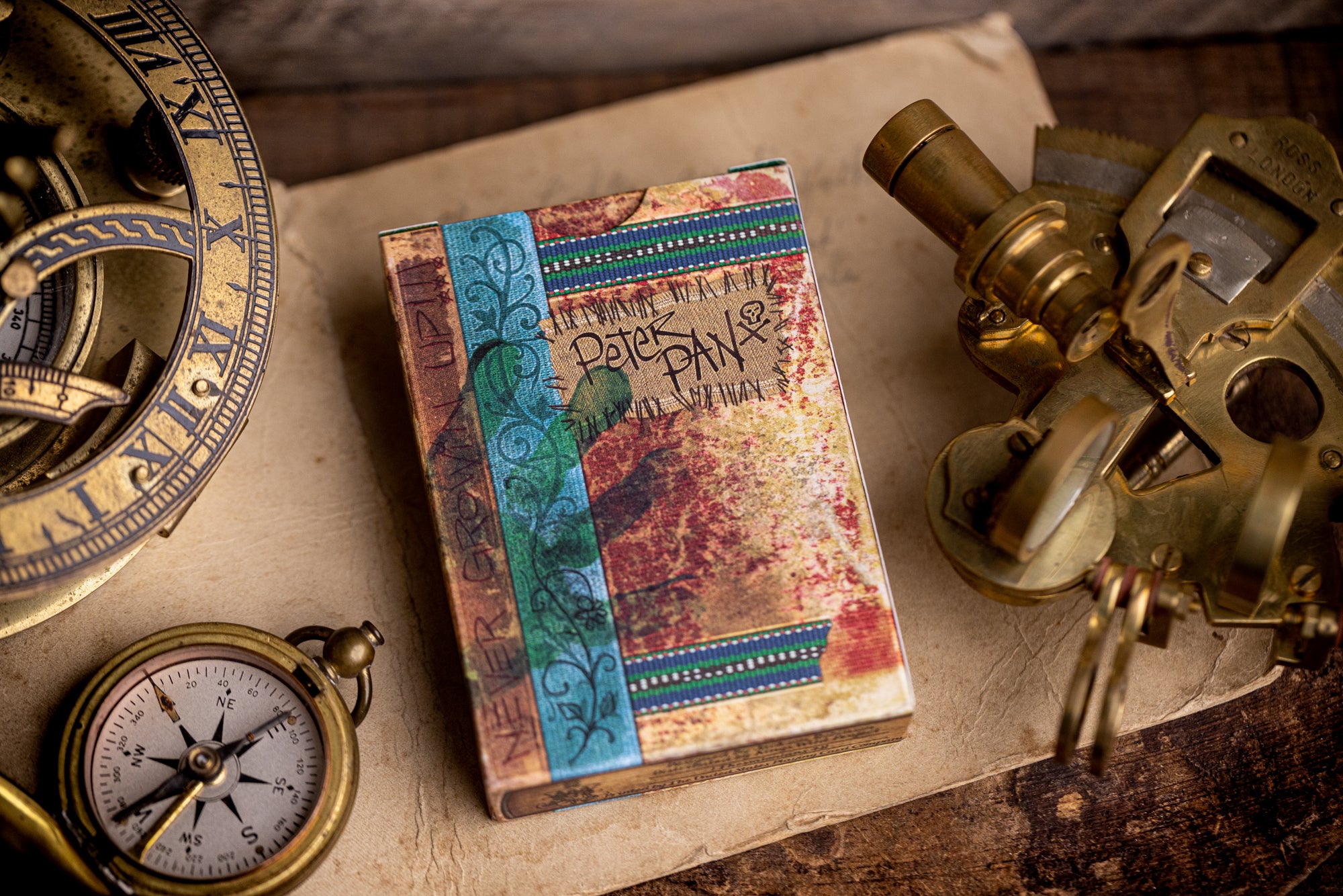 Peter Pan Luxury Playing Cards - Premium Quality Deck for Magic Tricks, Poker & Collectors | Elegant Gift for Game Nights & Card Enthusiasts