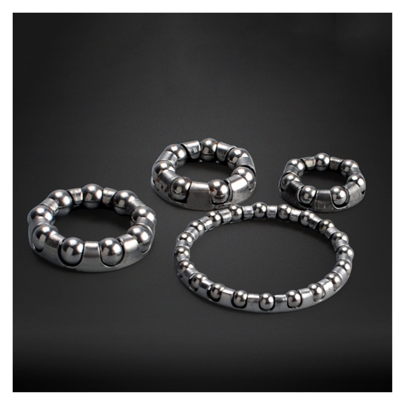 2PCS Bike Headset Caged Ball Bearing Races - Front & Rear Fork Bearings for Bicycle Maintenance & Repair - Compatible with Road, Mountain & BMX Bikes - Perfect for DIY Cycling Repairs & Upgrades