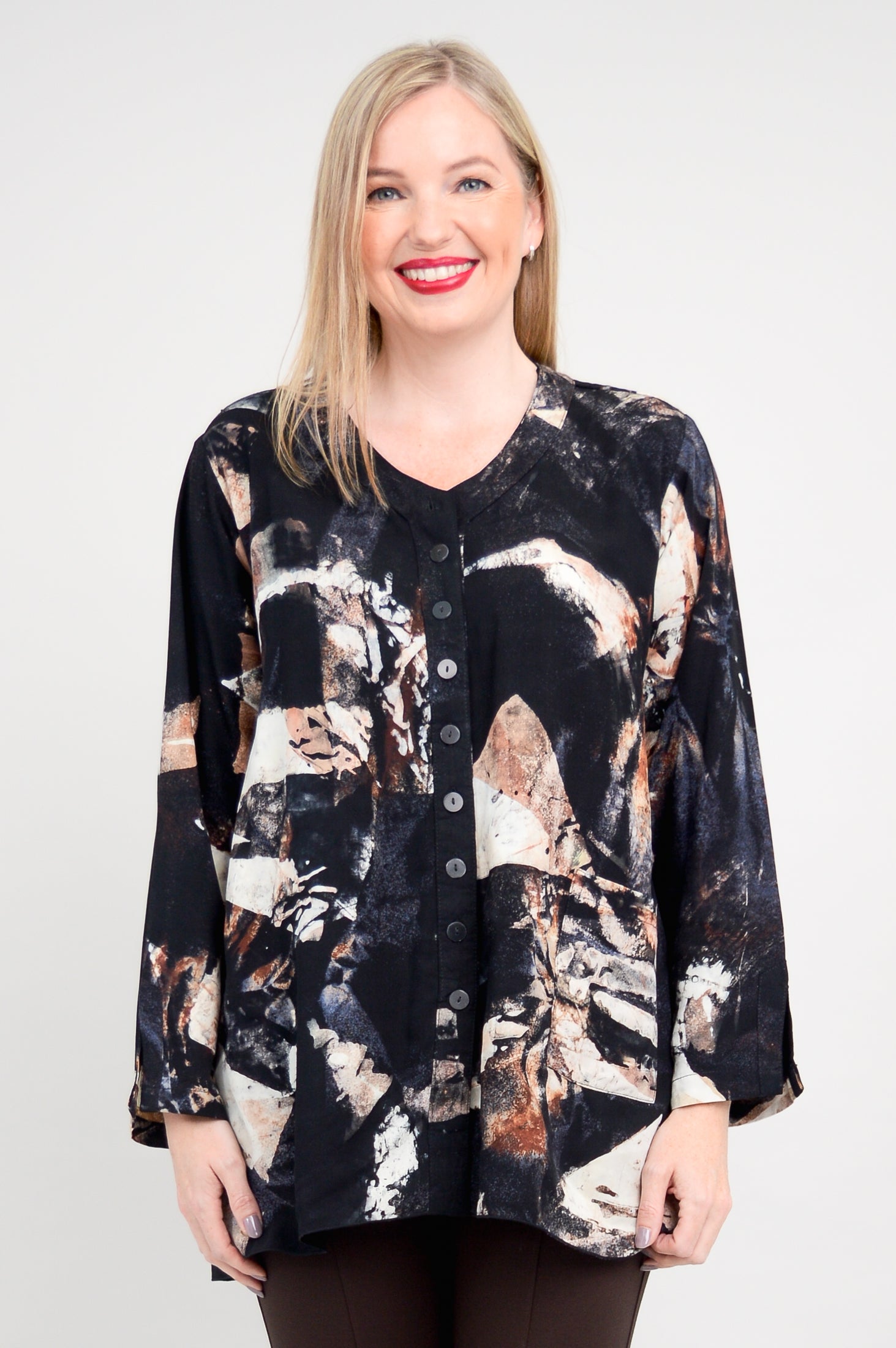 Stylish Carmel Blouse for Women - Trendy Floral Print Summer Top - Perfect for Office, Date Night & Casual Outings