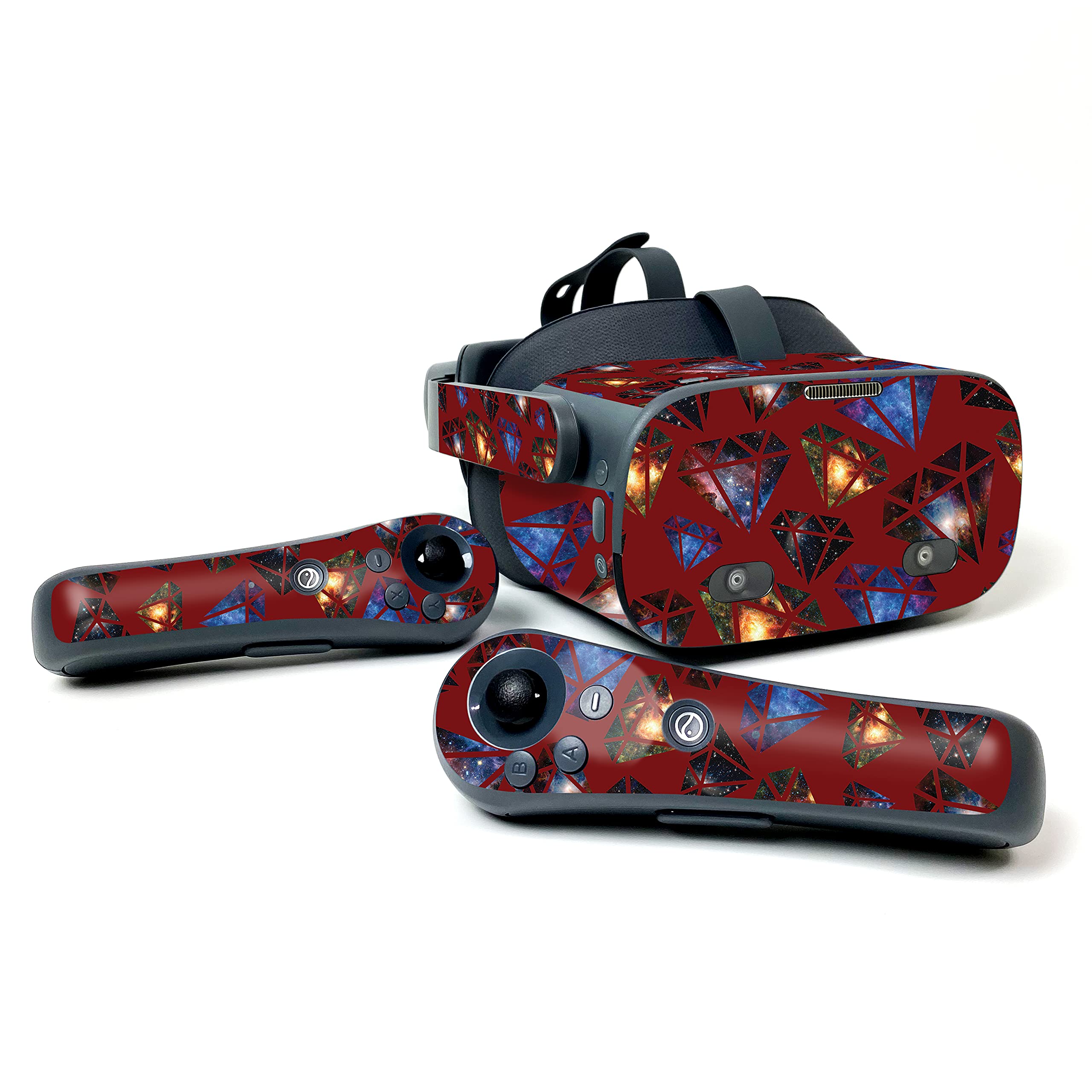MightySkins Vinyl Decal Wrap Cover for Pico Neo 2 VR Headset - Diamond Galaxy Design | Protective & Durable Skin | Easy to Apply & Remove | Made in USA | Perfect for Gaming, VR Enthusiasts & Customization