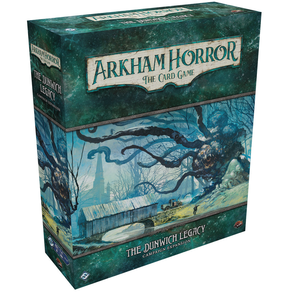 Arkham Horror LCG: The Dunwich Legacy Campaign Expansion - Horror Board Game for Adults | Cooperative Card Game for 1-4 Players | Perfect for Game Nights & Horror Fans