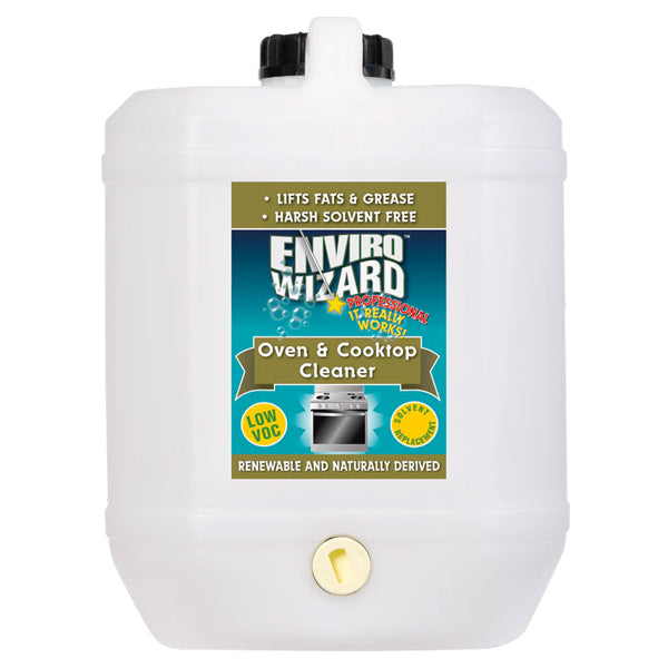Enzyme Wizard Oven & Cooktop Cleaner - Natural & Powerful Degreaser for Stove, Range Hood & Kitchen Appliances | Safe for Food Surfaces | Perfect for Deep Cleaning & Stain Removal